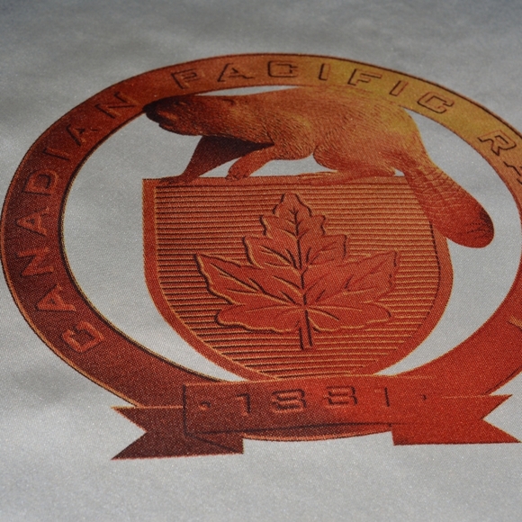 Vintage Silk Scarf by CANADIAN PACIFIC RAILWAY 1881 H MICHOL 1981 - Picture 6 of 10